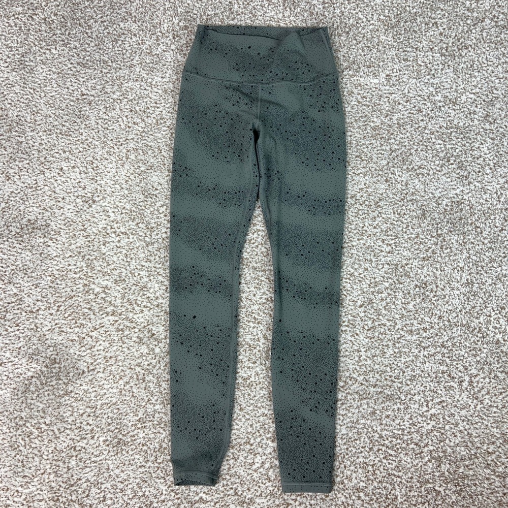 Athleta Leggings Women Small Tall Gray Yoga Transcend High Rise Pants Yoga Gym